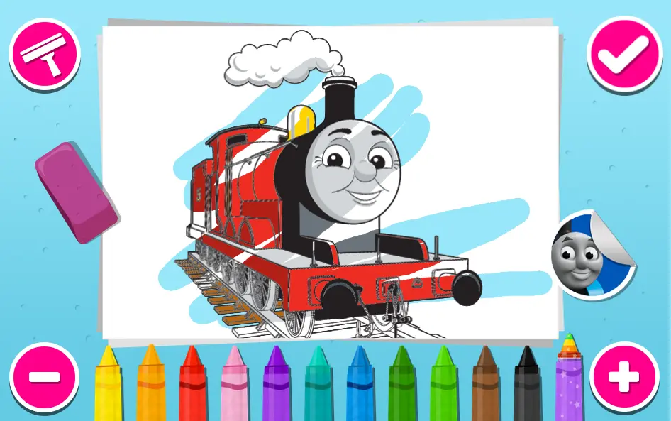 Thomas & Friends: Colour In