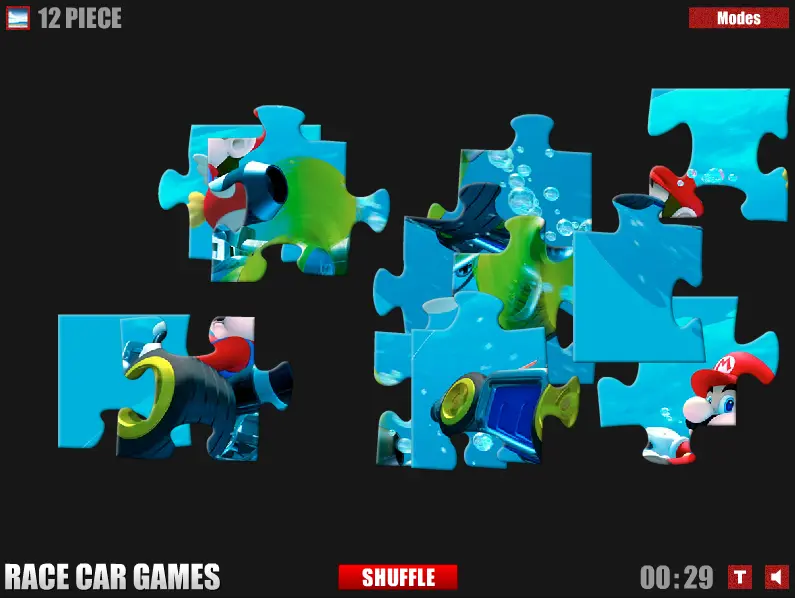 Mario Driving Underwater