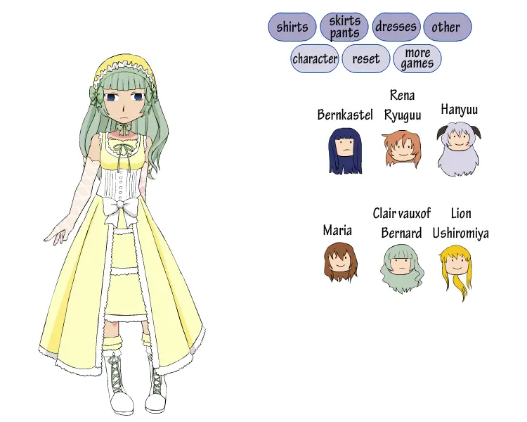 Ryukishi 07 Girls Dress Up
