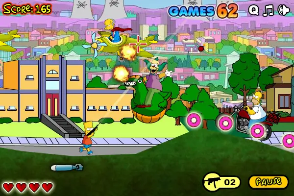 The Simpsons Bart Rampage