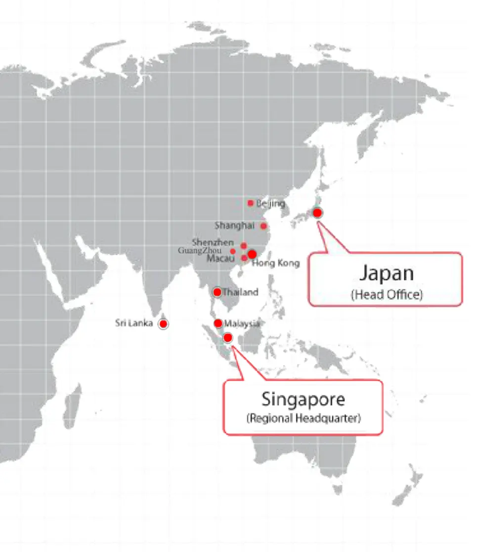 Toppan Forms (S) Pte Ltd Website Global Map (Singapore)