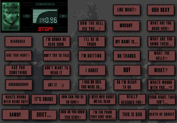 Solid Snake Soundboard