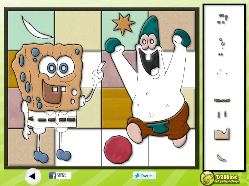 Patch the Pixels - Spongebob and Patrick